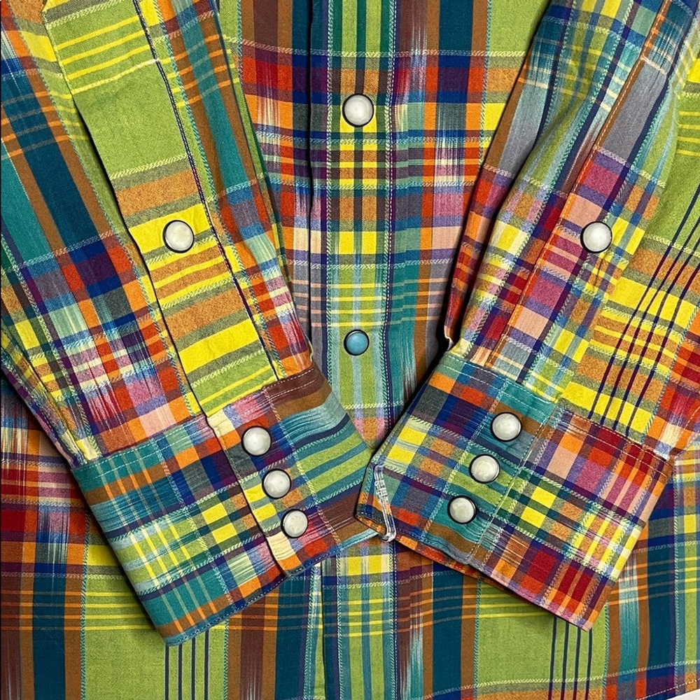 Polo by Ralph Lauren Colorful Plaid Button Down Shirt - Picture 3 of 5